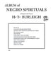 Album of Negro Spirituals